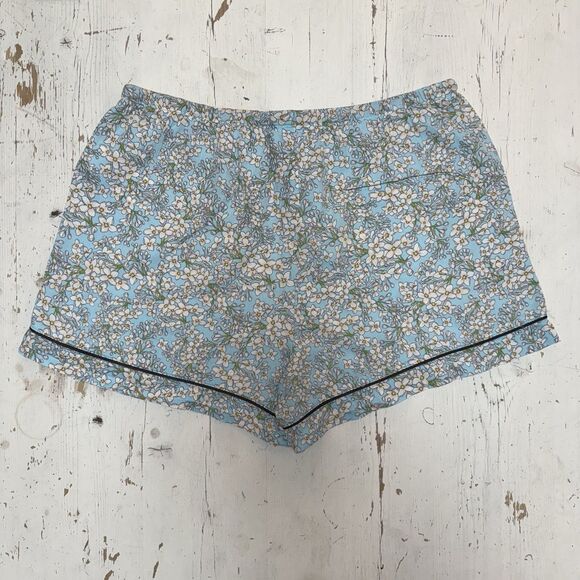 Bed Head Pajamas Set Short Sleeves Shorts Flannel Medium Organic Cotton Lounge - Picture 10 of 16